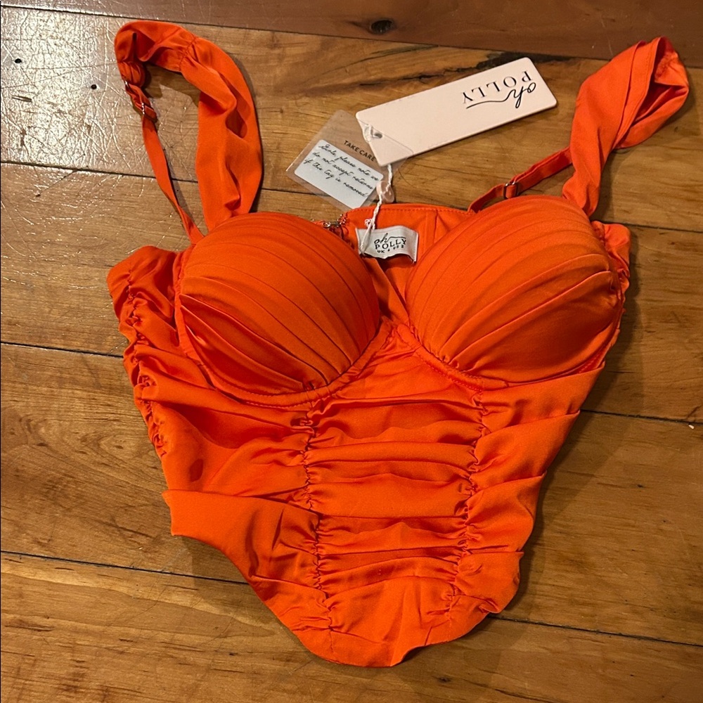 New with tags, Oh Polly women’s sexy, silky corset, size 2